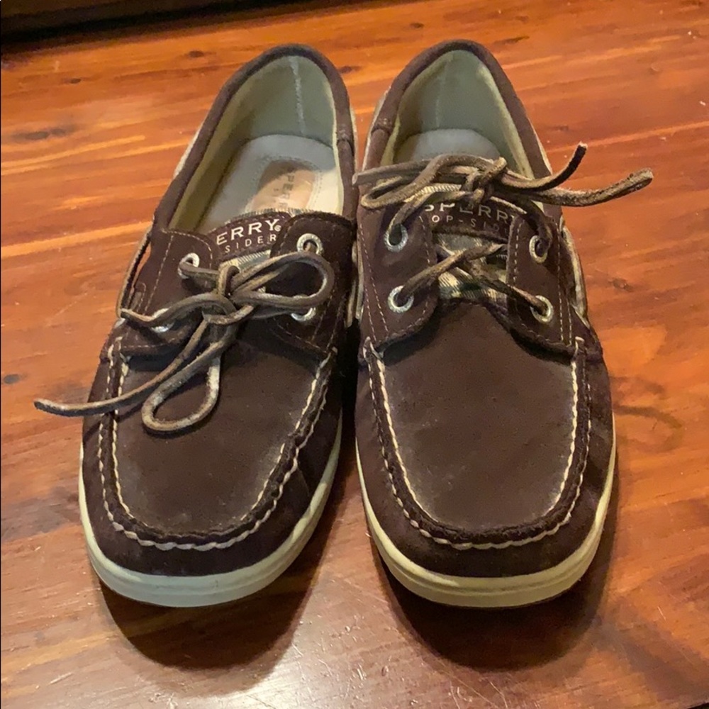 Sperry Top Sider Brown Suede Women’s Size 8
